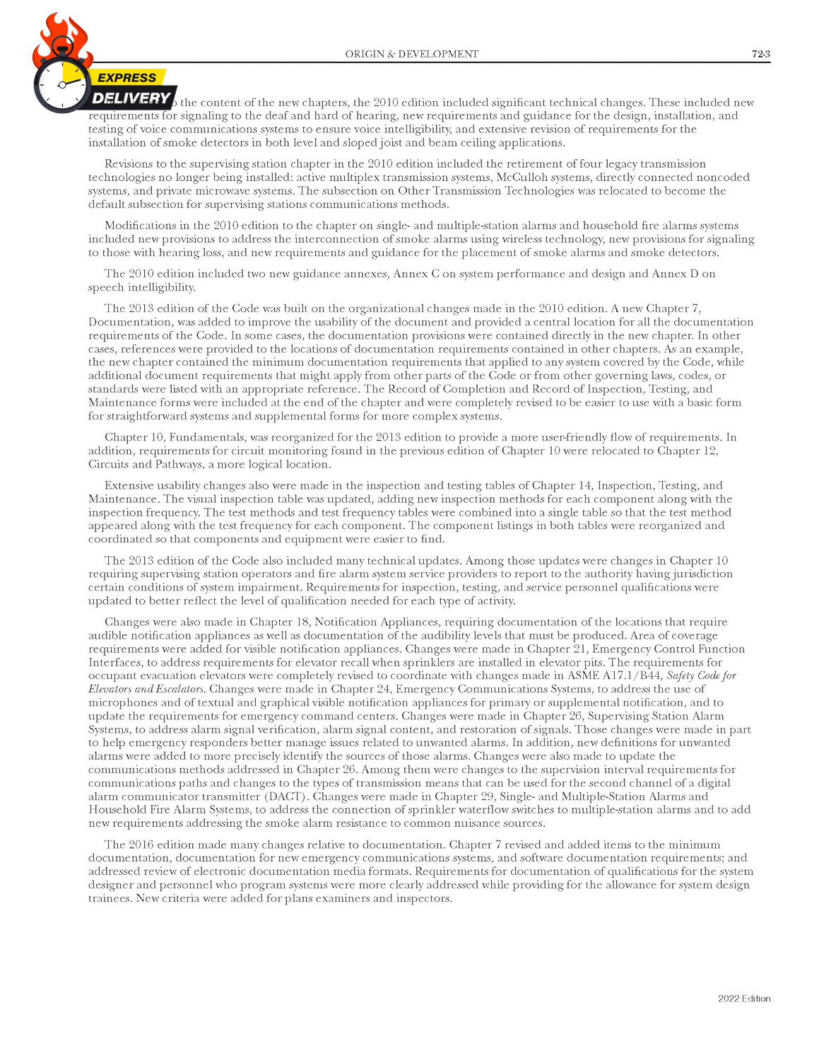 NFPA 72, National Fire Alarm and Signaling Code, 2022 Edition