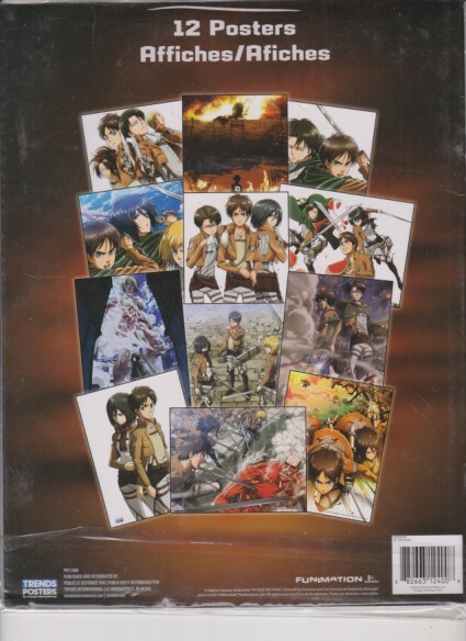 Attack on Titan Anime Posters 11″ x 8.5″ (Package of 12 Posters)