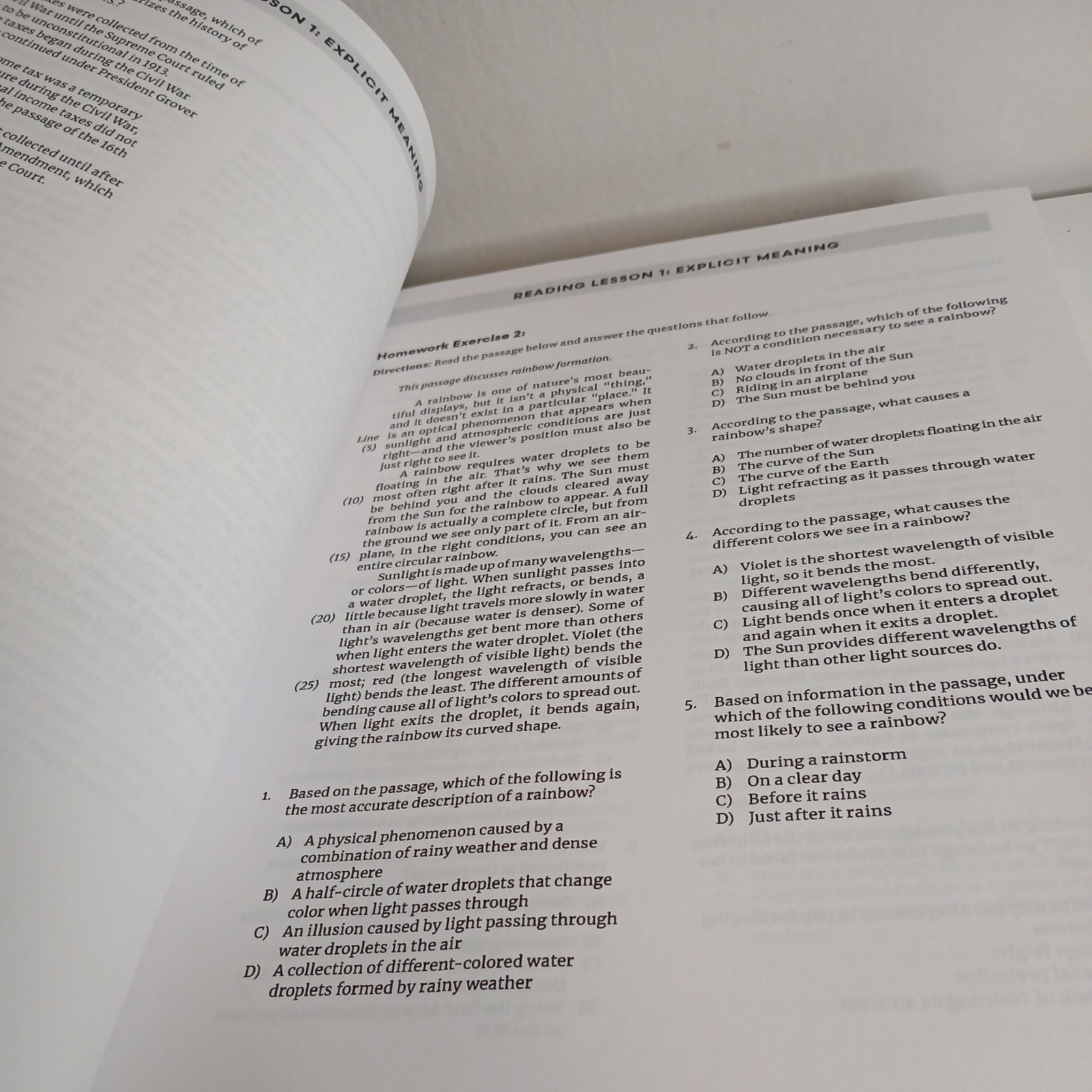 Digital SAT Core Reading and Writing C2 Education Book