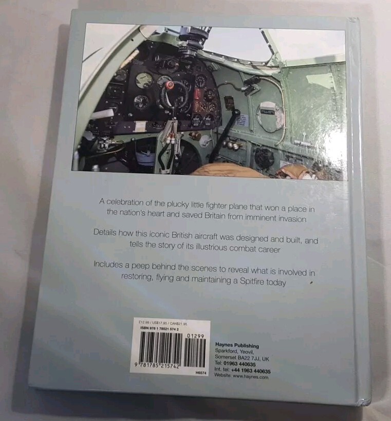 HAYNES ICONS SUPERMARINE SPITFIRE MANUAL 160 PAGES H6574 GOOD CONDITION – £12.99